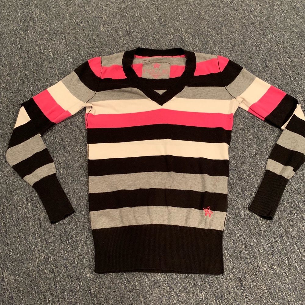 PACSUN striped long sleeve shirt